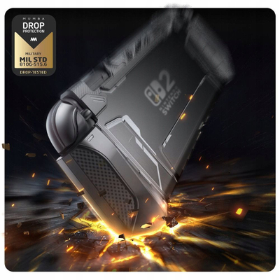 Mbulesë Supcase Blade për Nintendo Switch 2, hibrid, rezistente, e zezë