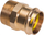 Nipël tranzicioni Conex B Press Gas 22x3/4, bakër bronz, kafe