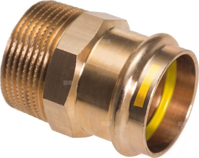Nipël tranzicioni Conex B Press Gas 22x3/4, bakër bronz, kafe