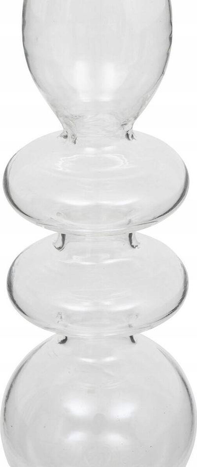 Qirinmbajtëse dekorative Atmosphera, xham i tejdukshëm, 22 cm, transparente