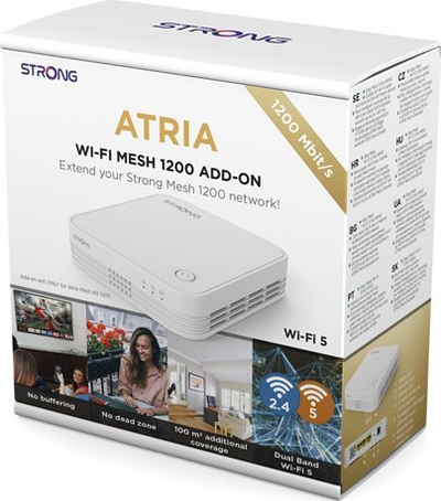 Modul mesh Atria Wi-Fi Mesh 1200 V2, dual-band, 1200 Mbps, i bardhë