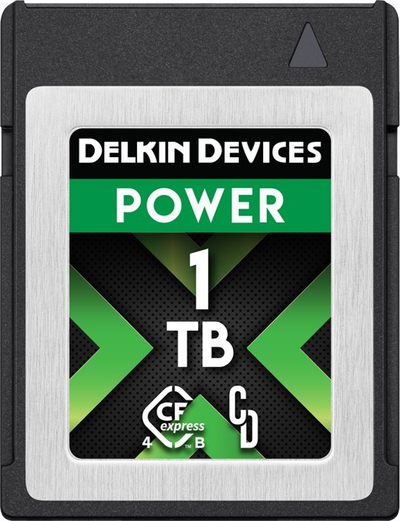 Kartë memorie Delkin Devices Power 4.0 CFexpress Type B, 1TB, shpejtësi e lartë, jeshile