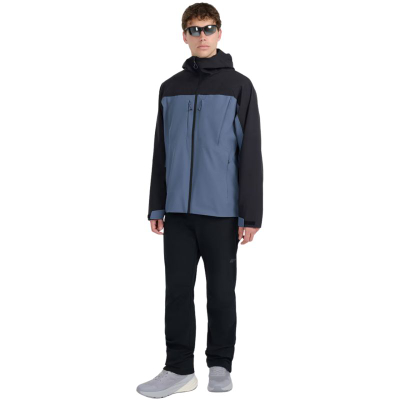 Машка јакна за трекинг 4F TTJAM1010, со капуљача, темно сина (navy blue)