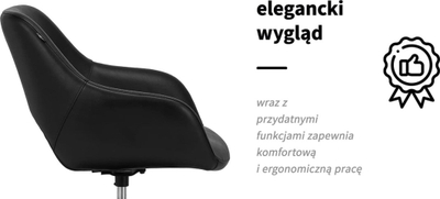 Karrige parukerie Gabbiano Morena, e rehatshme, e zezë