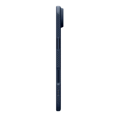 Kapak telefoni Spigen Liquid Air për iPhone 17 Pro, antirrëshqitës, blu navy