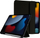 Mbulesë Crong FlexFolio për iPad 10.2\" 9 2021, me stand, puthitet me Apple Pencil, e zezë