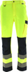 Pantallona pune Sara Road Worker 11-000026, masa XL, reflektuese, rozë