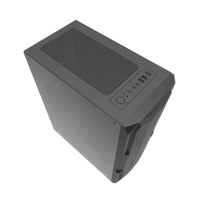 Kuti kompjuteri Darkflash Aquarius Mesh (i zi)