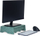 Mbajtëse monitori BakkerElkhuizen Q-Riser 90 Circular, për ekrane deri në 17", ergonomike, jeshile