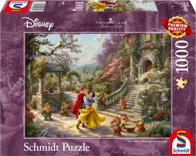 Puzzle Schmidt Spiele Thomas Kinkade Disney Snow White Dance with the Prince, 1000 pjesë, për të rritur, shumëngjyrësh