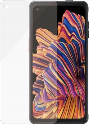 Xham mbrojtës PanzerGlass për Samsung Galaxy Xcover Pro, mbulim skaj më skaj, i përshtatshëm me kapak, transparent