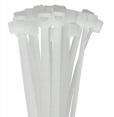 Lidhëse kabllosh Plastrol OK-2510B, 2.5×100 mm, të bardha