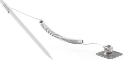 Aksesor sigurie për stilolapsin Compulocks CL01APUTL, për Apple Pencil, kabllo 1.6 m, ngjyrë argjendtë
