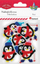 Stickers prej filci me pinguinë, 6 copa, shumëngjyrëshe