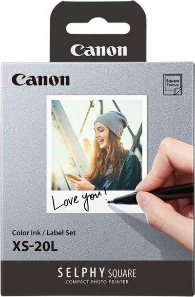 Letër sublimacioni Canon Selphy Square QX10, 7.2x8.5 cm, 20 fletë