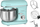Mikser planetar Bomann KM 6030 CB, 1100W, enë 5L, jeshil