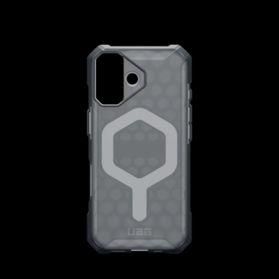 Mbrojtëse telefoni UAG Essential Armor MagSafe për iPhone 17, e fortë, gjysmë transparente, gri e errët