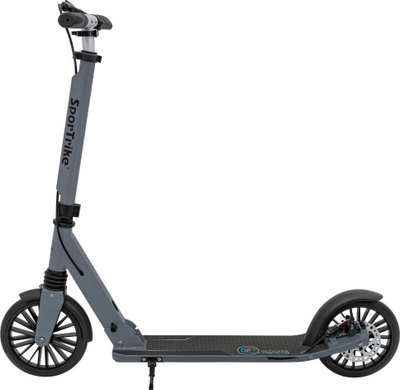 Trotinet SPORTRIKE, rrota 200 mm, fren disk, amortizator, deri 100 kg