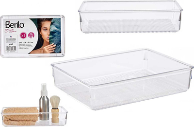 Organizues për make up Arte Regal Ladies, 15.8 x 24 x 5.5 cm, plastik i tejdukshëm