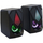 Altoparlantë gaming Spacer 2.0, 6W RMS, LED, të zinj