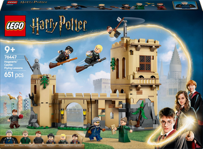 Сет LEGO Harry Potter Hogwarts Castle Flying Lessons, градежна играчка, за деца