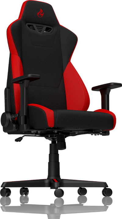 Гејминг столица Nitro Concepts S300, ергономска, со перници, црна со црвена