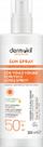 Sprej për diell Dermokil Sun Spray, SPF 50+, 200ml, i bardhë