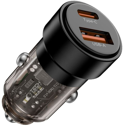 Karikues makine Tech-Protect CC03, 2 porta USB, PD 75W, i zi
