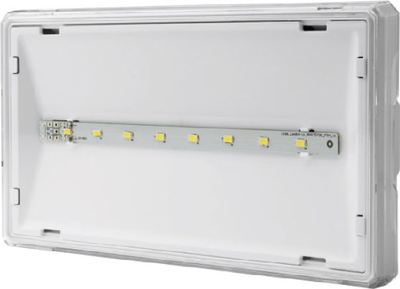 Dолна светилка за итни случаи AWEX EXIT S ECO LED, 3W, IP65, бела