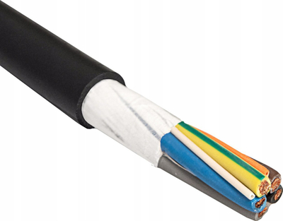 Kabllo karikimi EV Akyga AK-SC-E12, 5x6mm2 2x0.5mm2, 450/750V, 1m