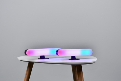 Llambë LED muzikore Activejet AJE-MUSIC BAR, RGB, me Bluetooth, e zezë