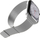 Rrip ore Puro Milanese për Apple Watch 42 44 45mm Ultra, çelik inox, argjend