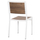 Karrige Saga prej alumini 46x52x86Hcm (HM6063.01), bardhë