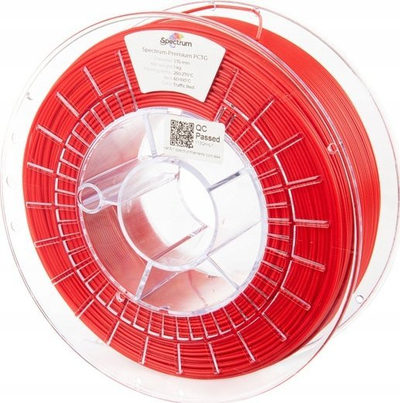Filament 3D Spectrum Premium PCTG, 1.75mm, 1kg, i kuq trafik