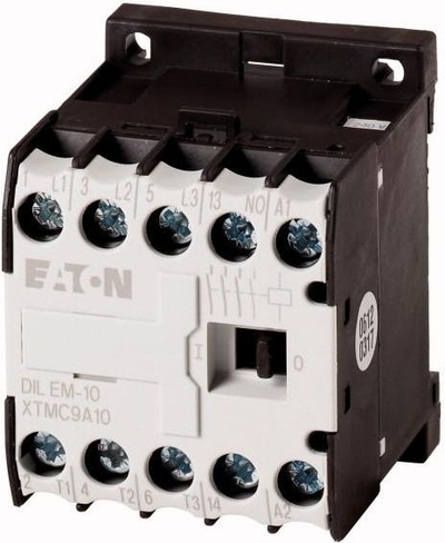 Kontaktor fuqie Eaton DILEM-10 051788, 9A, 3P 400V AC, 1NO