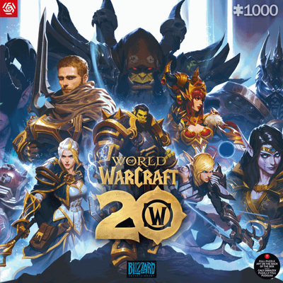 Puzzle Good Loot World of Warcraft 20th Anniversary, 1000 pjesë, shumëngjyrëshe