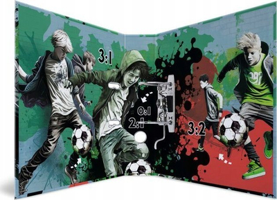 Dosje unazash Herma Binder Street Soccer, A4, shpinë 7 cm, shumëngjyrëshe