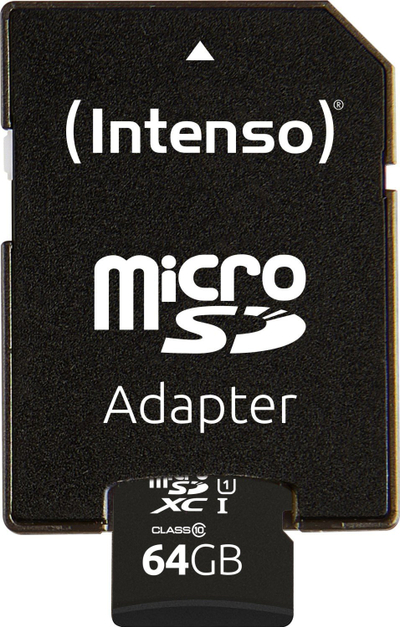Kartë memorike Intenso Performance MicroSDXC, 64GB, Class 10 UHS I U1