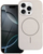 Mbulesë telefoni OEM Glossy Mag Cover për iPhone 15 Plus, përputhet me MagSafe, PC, e bardhë