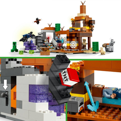 Set ndërtimi LEGO Minecraft Doll from Badlands 21263, lodër për lojëra me mend për kalamajtë