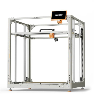Printer 3D Elegoo OrangeStorm Giga, FDM industrial, volum 800 × 800 × 1000 mm, gri portokalli