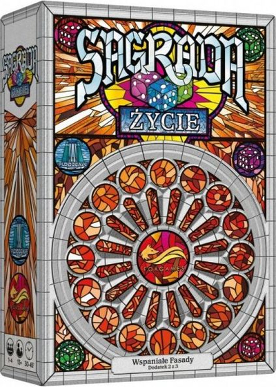 Lojë tavoline zgjerim FoxGames Sagrada Life, 2 4 lojtarë, 30 45 min, shumëngjyrëshe