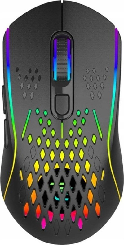 Mouse gaming Proove Buzz, wireless edhe me kabllo, 4800 dpi, me LED, i zi