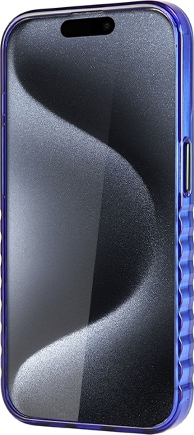 Kapak telefoni Audi IML Hard Case, për iPhone 15 Pro 6.1", me MagSafe, blu