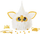 Figurinë interaktive Hasbro Furby Gold Glam, 15 cm, e bardhë