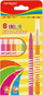 Сет маркери Кеираод Фибер Маркер Неон, 8 бои, влакнесто перо, многуобоен