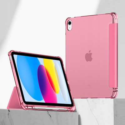 Mbulesë tabletë Tech-Protect SC Pen Hybrid Crystal, për iPad 10.9 2022, me këllëf stilolapsi, magenta