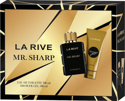 Сет подарок La Rive Mr. Sharp, EDT 100 ml, гел за туширање 100 ml, за мажи