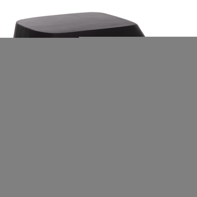 Stol dhome ndenjjeje Lans, fiber cement, 58x28x45.5 cm, i zi