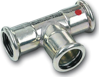 Pjesë T Sanha SANHA Therm, 3M, 54mm x 22mm x 54mm, e galvanizume